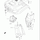 LT-A400F EIGER 4x4 AUTOMATIC Front fender (model k5 / k6 / k7)