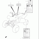 LT R450 QUADRACER Наклейки