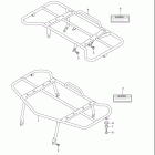 LT A700X KINGQUAD 4x4 Багажник