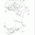LT A400 EIGER 4X2 AUTOMATIC Заднее крыло (модель K3)
