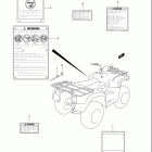 LT A400 EIGER 4X2 AUTOMATIC Label (model k3)