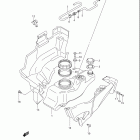 LT A700X KINGQUAD 4x4 Топливный бак