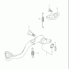 LT R450 QUADRACER Педаль тормоза