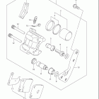 LT A400 EIGER 4X2 AUTOMATIC Передний суппорт тормозной