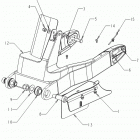 N131C/D/V CHIEF CLASSIC/DARK HORSE/VINTAGE ALL OPTIONS Suspension, swingarm assembly - n131c  /  d  /  v all op...