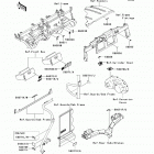 Mule 4010 Trans4x4 (KAF620-REFA) Наклейки предупреждения