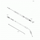 Teryx (KRF800-BEF) Тросы управления