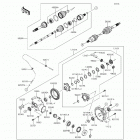 Mule 610 4x4 XC SE (KAF400-FEF) Передний привод