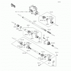 Mule 610 4x4 XC SE (KAF400-FEF) Кардан