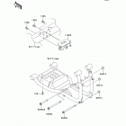 Mule 4000 (KAF620-PEF) Крепление двигателя