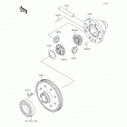 Mule 610 4x4 XC SE (KAF400-FEF) Дефференциал