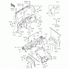Mule 610 4x4 XC SE (KAF400-FEF) Детали рамы (фронт)