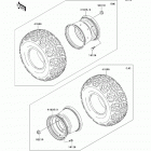 Mule 4010 Trans4x4 (KAF620-REFA) Wheels  /  tires