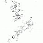 Teryx4 LE (KRT800-CEF) Цилиндр(ы) /  поршень