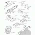 Teryx LE (KRF800-CEF) Наклейки предупреждения