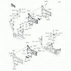Teryx (KRF800-BEF) Бардачек