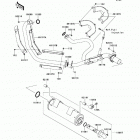 Teryx4 LE (KRT800-CEF) Глушитель