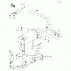Mule 610 4x4 XC SE (KAF400-FEF) Глушитель