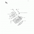 Mule 610 4x4 XC SE (KAF400-FEF) Головка цилиндра