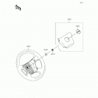 Mule 610 4x4 XC SE (KAF400-FEF) Рулевое колесо