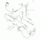 Mule 610 4x4 XC SE (KAF400-FEF) Тросы управления