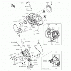 Teryx (KRF800-BEF) Крышки двигателя