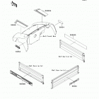 Mule 610 4x4 XC (KAF400-DEF) Decals(black)(def)