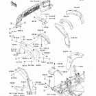 Mule 4010 Trans4x4 (KAF620-REFA) Переднее крыло(ья)