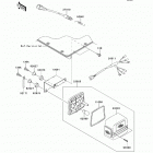 Mule 4010 4x4 (KAF620-MEF) Фонарь