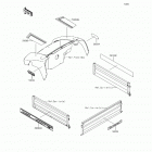 Mule 610 4x4 XC SE (KAF400-FEF) Наклейки