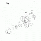 Teryx (KRF800-BEF) Rear hubs  /  brakes