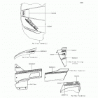 Teryx LE (KRF800-CEF) Наклейки