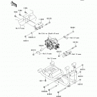 Mule 4010 Trans4x4 Camo (KAF620-SEF) Крепление двигателя