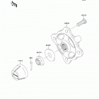 Teryx4 Camo (KRT800-DEF) Front hubs  /  brakes