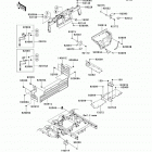 Mule 4000 (KAF620-PEF) Рама ,крепежные детали