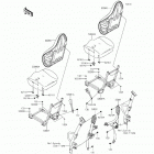 Teryx (KRF800-BEF) Сидение