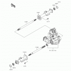 Mule 610 4x4 XC SE (KAF400-FEF) Задняя ось