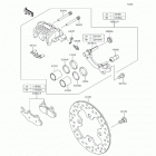 Teryx (KRF800-BEF) Передний тормоз