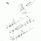Teryx (KRF800-BEF) Шестерни   /  вилки переключения