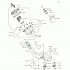 Teryx (KRF800-BEF) Воздухозаборник
