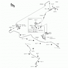 Teryx (KRF800-BEF) Тормозные трубки