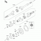 Mule 4010 Trans4x4 (KAF620-REFA) Карданный вал