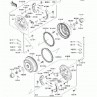 Mule 4010 Trans4x4 (KAF620-REFA) Front hubs  /  brakes