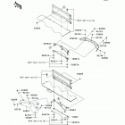 Mule 4010 Trans4x4 Camo (KAF620-SEF) Заднее крыло