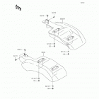 Mule 610 4x4 XC SE (KAF400-FEF) Заднее крыло