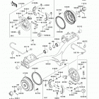Mule 4010 4x4 (KAF620-MEF) Rear hubs  /  brakes