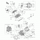 Teryx (KRF800-BEF) Головка цилиндра