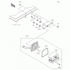 Mule 610 4x4 XC SE (KAF400-FEF) Фонарь