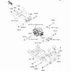 Mule 4010 Trans4x4 (KAF620-REFA) Крепление двигателя