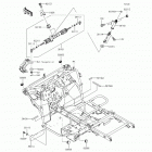 Mule 610 4x4 XC SE (KAF400-FEF) Рама